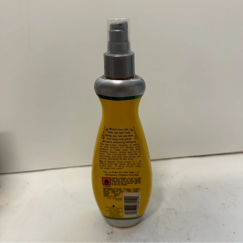 Schwarzkopf Got2b FAT-TASTIC Collagen Thickening Hairspray 9 OZ HTF